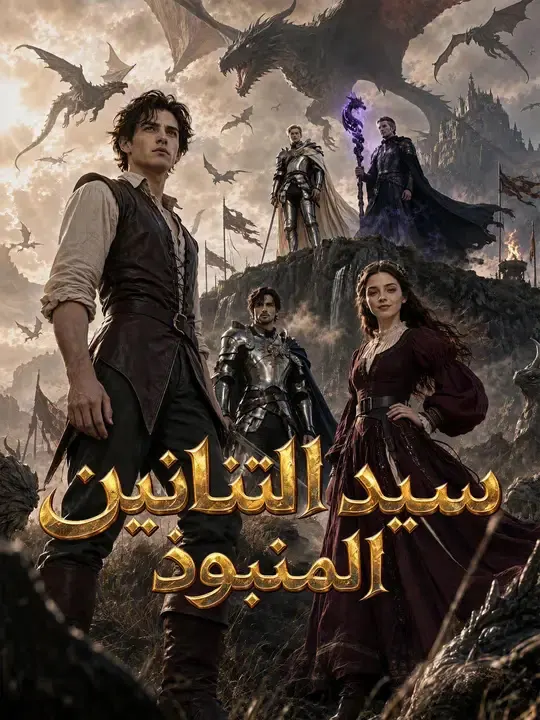 ملصق مسلسل سيد التنانين المنبوذ من الصين