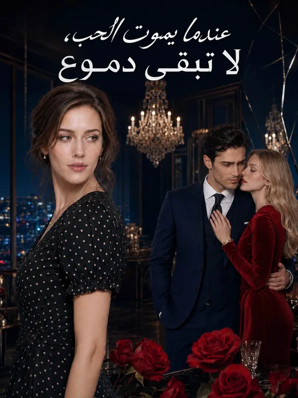 ملصق مسلسل عندما يموت الحب، لا تبقى دموع من الصين