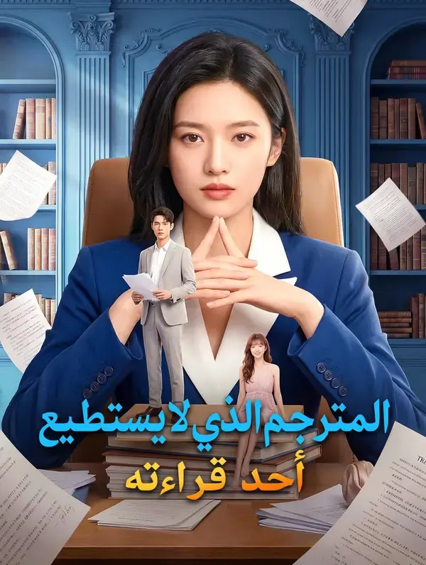 ملصق مسلسل ال الذي لا يستطيع أحد قراءته من الصين