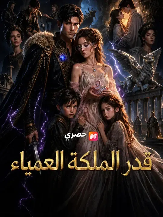 ملصق مسلسل قدر الملكة العمياء من الصين