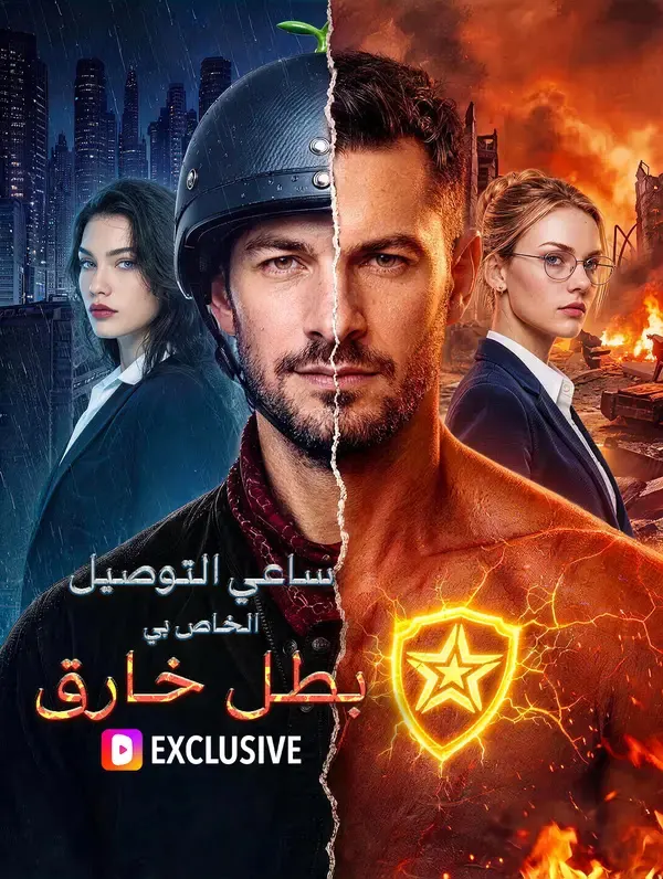 ملصق مسلسل ساعي التوصيل الخاص بي بطل خارق من الصين