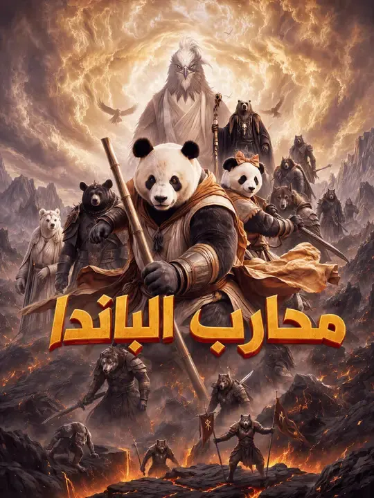 ملصق مسلسل محارب الباندا من الصين