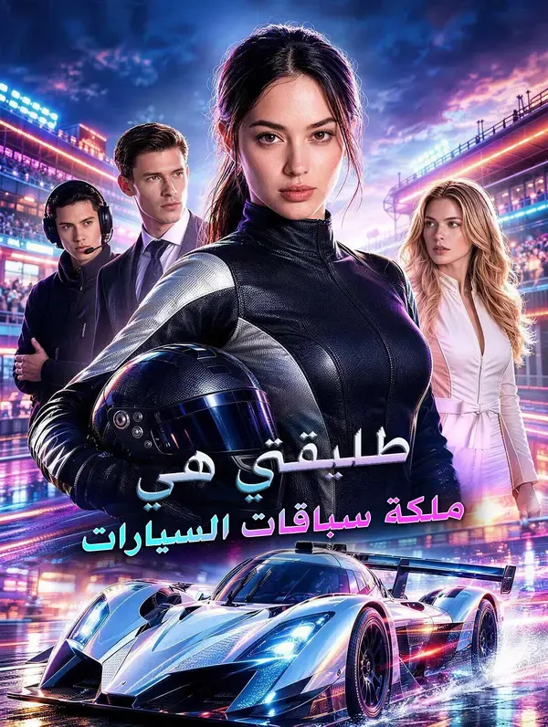 ملصق مسلسل طليقتي هي ملكة سباقات السيارات من الصين