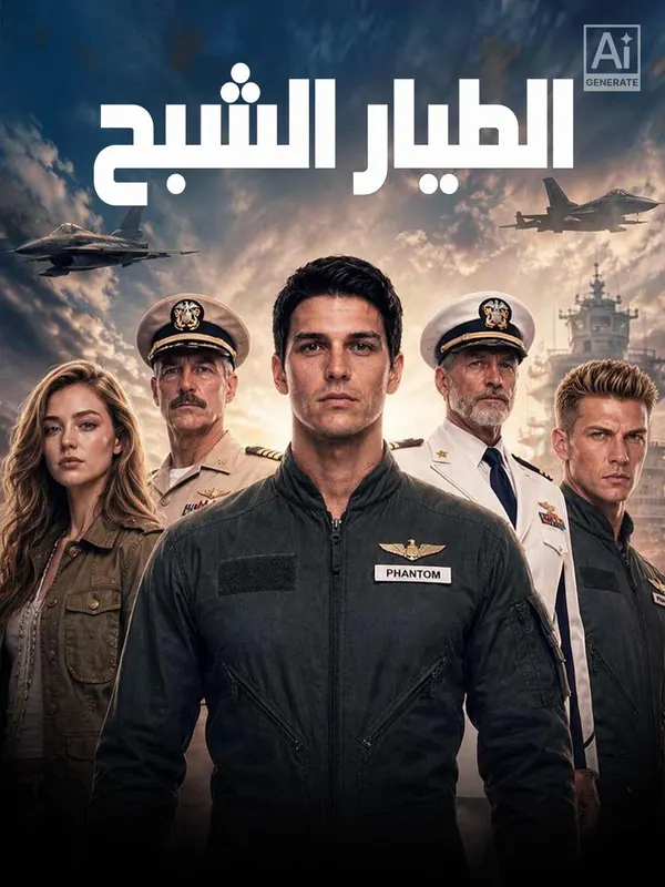 ملصق مسلسل الطيار الشبح من الصين