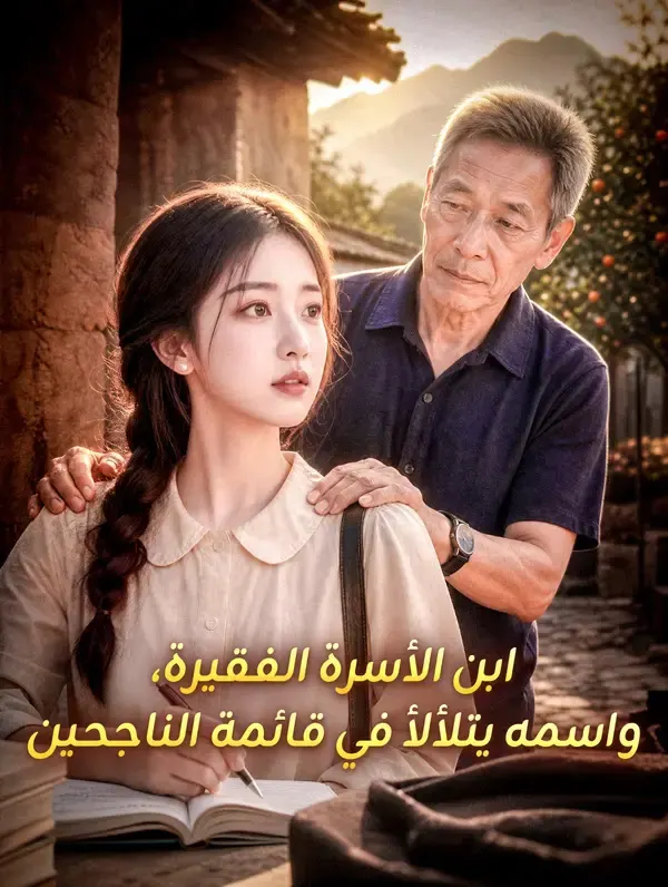 ملصق مسلسل ابن الأسرة الفقيرة، واسمه يتلألأ في قائمة الناجحين من الصين