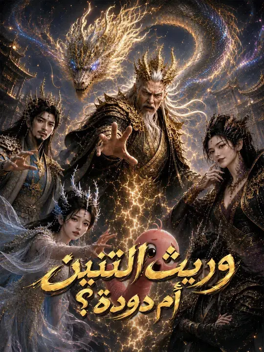 ملصق مسلسل وريث التنين أم دودة؟ من الصين
