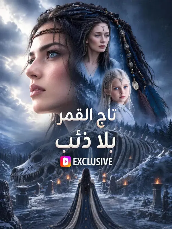 ملصق مسلسل تاج القمر بلا ذئب من الصين