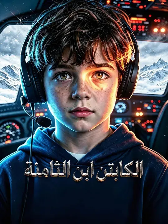 ملصق مسلسل الكابتن ابن الثامنة من الصين