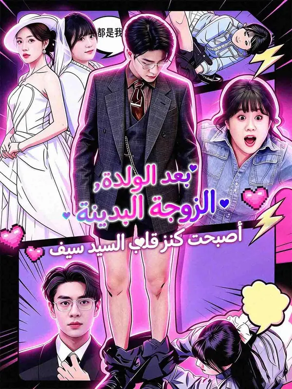 ملصق مسلسل بعد الولادة، الزوجة البدينة أصبحت كنز قلب السيد سيف من الصين