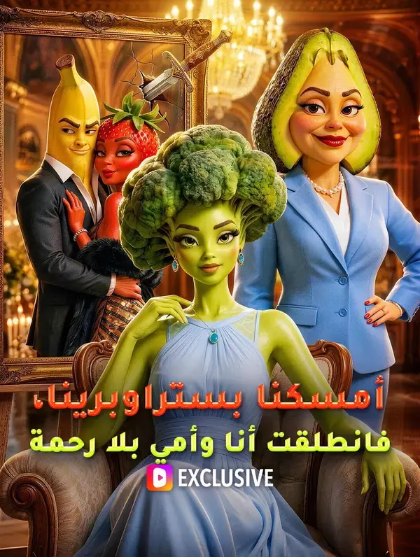 ملصق مسلسل أمسكنا بستراوبرينا، فانطلقت أنا وأمي بلا رحمة(بالعربية) من الصين