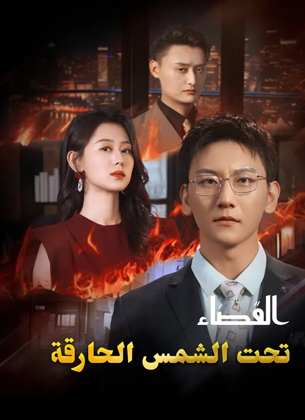 ملصق مسلسل القضاء تحت الشمس الحارقة من الصين