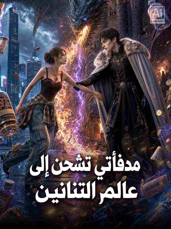 ملصق مسلسل مدفأتي تشحن إلى عالم التنانين من الصين