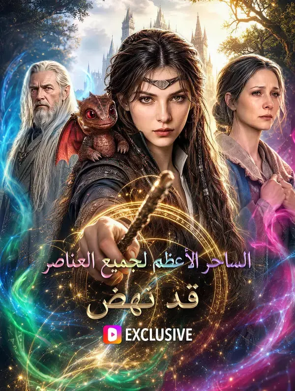 ملصق مسلسل الساحر الأعظم لجميع العناصر قد نهض من الصين