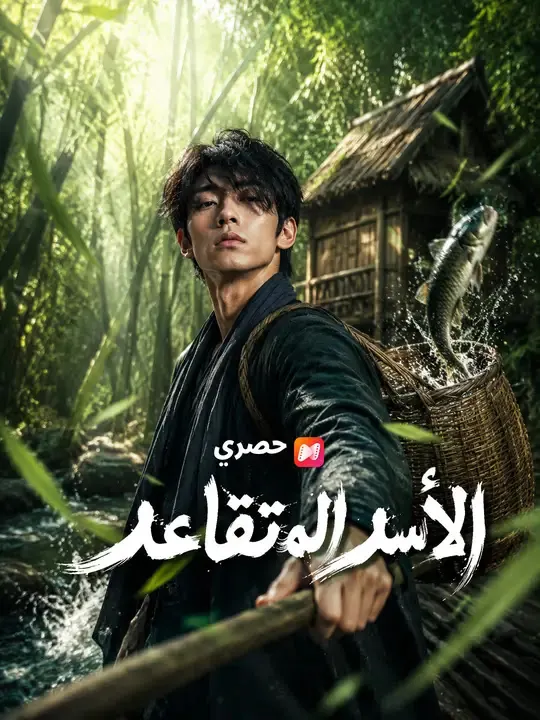 ملصق مسلسل الأسد المتقاعد من الصين