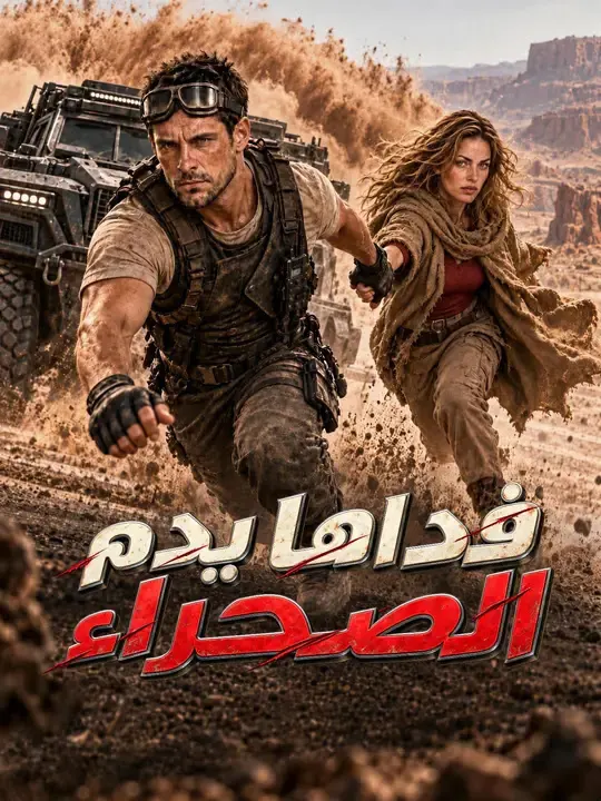 ملصق مسلسل فداها بدم الصحراء من الصين