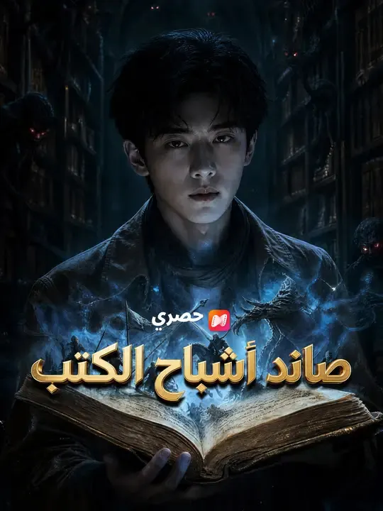 ملصق مسلسل صائد أشباح الكتب من الصين
