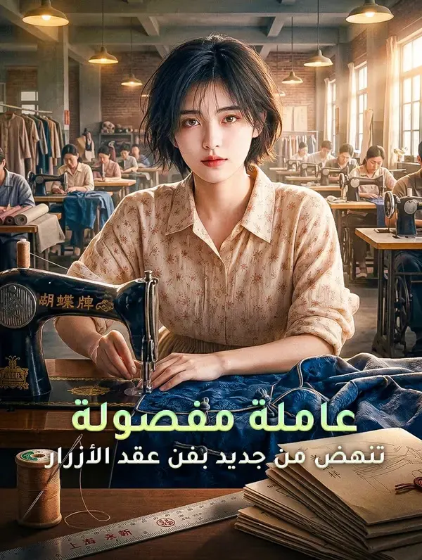 ملصق مسلسل عاملة مفصولة تنهض من جديد بفن عقد الأزرار من الصين