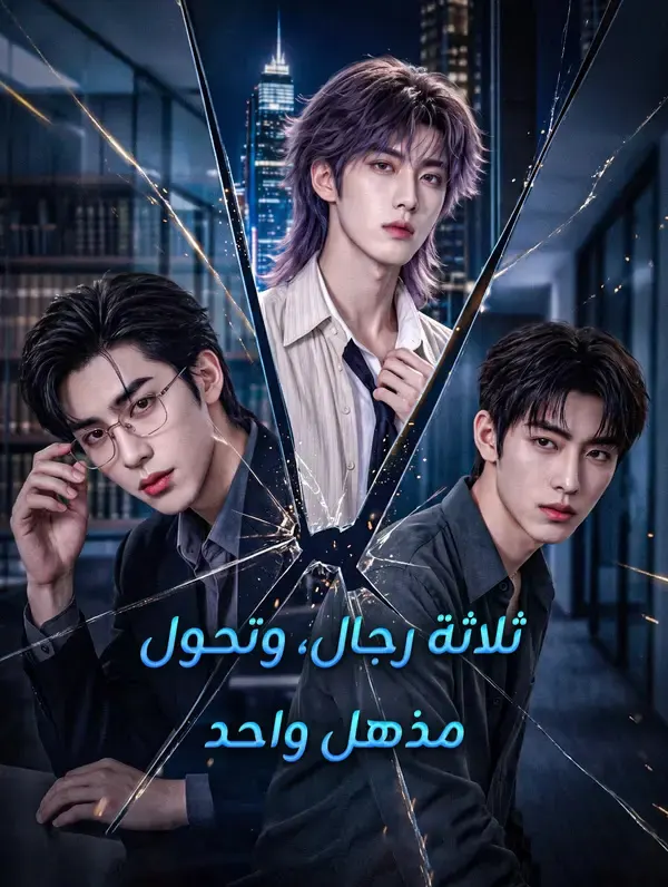 ملصق مسلسل ثلاثة رجال، وتحول مذهل واحد من الصين