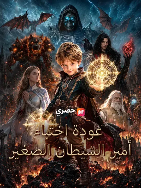 ملصق مسلسل عودة اختباء أمير الشيطان الصغير من الصين