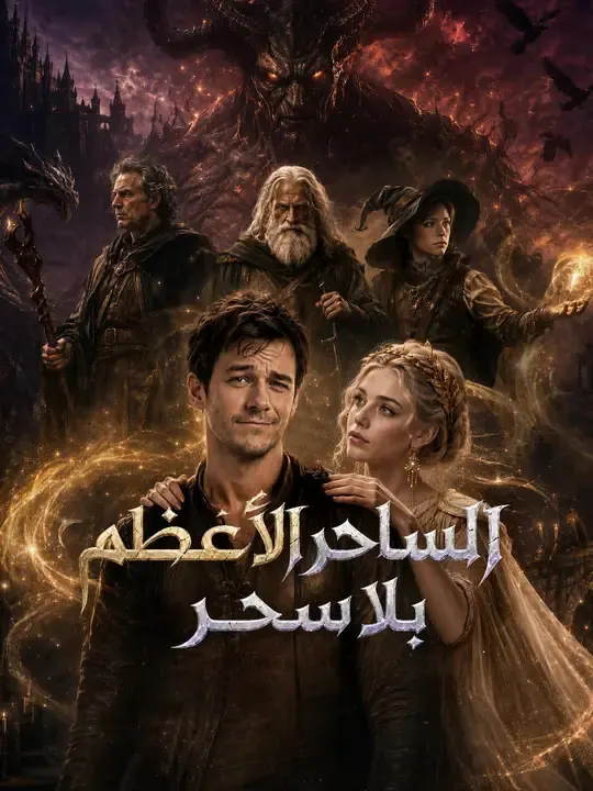 ملصق مسلسل الساحر الأعظم بلا سحر من الصين