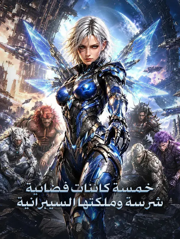 ملصق مسلسل خمسة كائنات فضائية شرسة وملكتها السيبرانية من الصين
