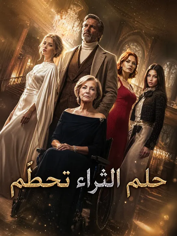 ملصق مسلسل حلم الثراء تحطّم من الصين