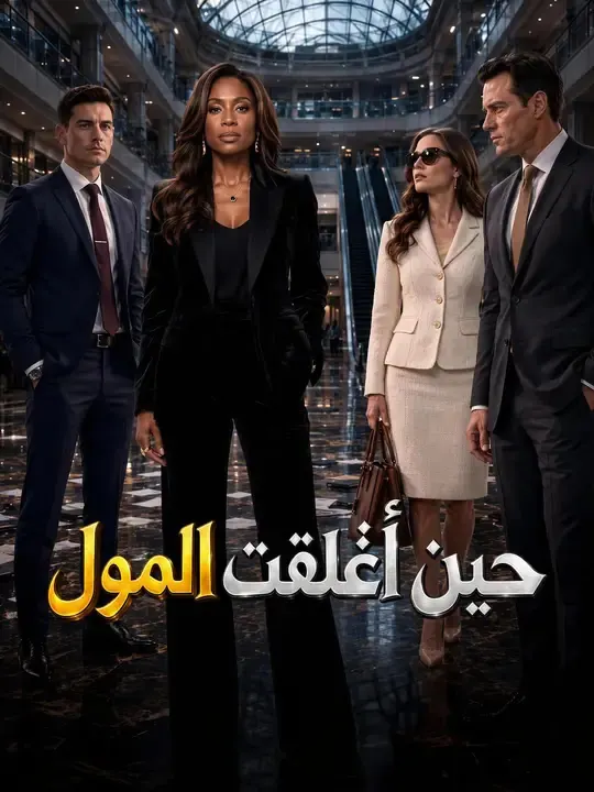 ملصق مسلسل حين أغلقت المول من الصين