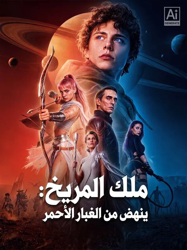 ملصق مسلسل ملك المريخ: ينهض من الغبار الأحمر من الصين