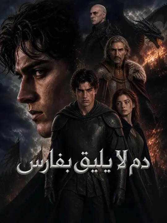 ملصق مسلسل دم لا يليق بفارس من الصين