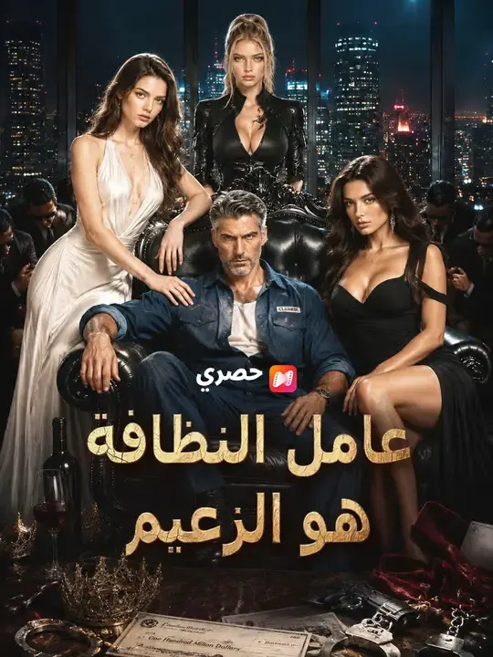 ملصق مسلسل عامل النظافة هو الزعيم