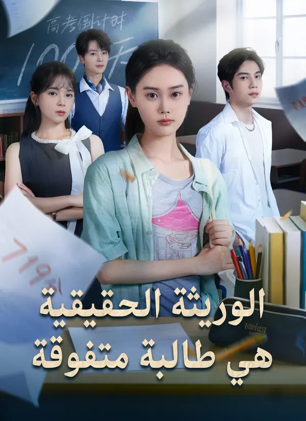 ملصق مسلسل الوريثة الحقيقية هي طالبة متفوقة من الصين